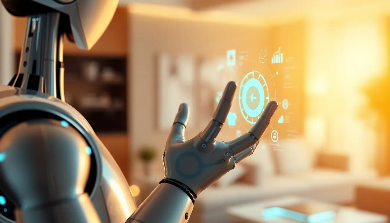 미래를 위한 AI 로봇 이미지