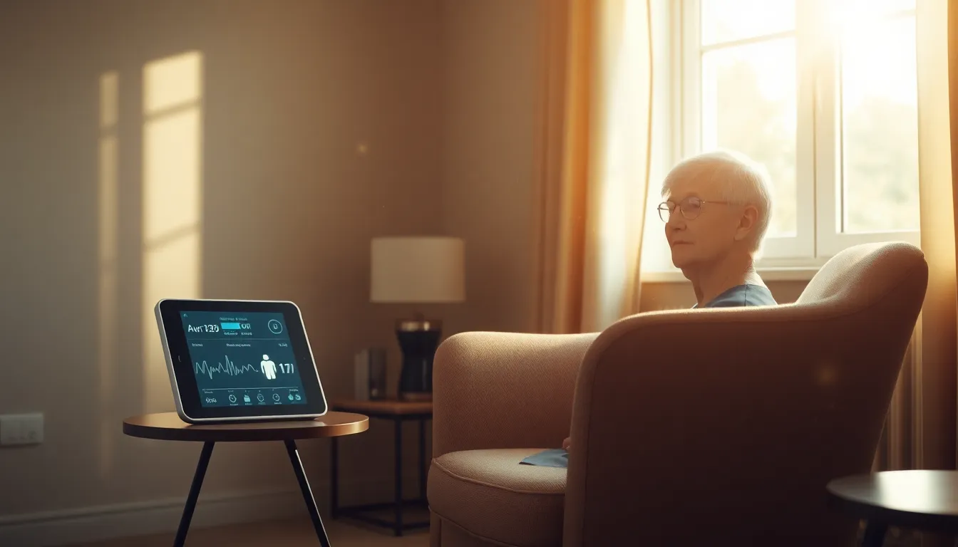 AI 및 IoT 기반 노인 건강관리 이미지