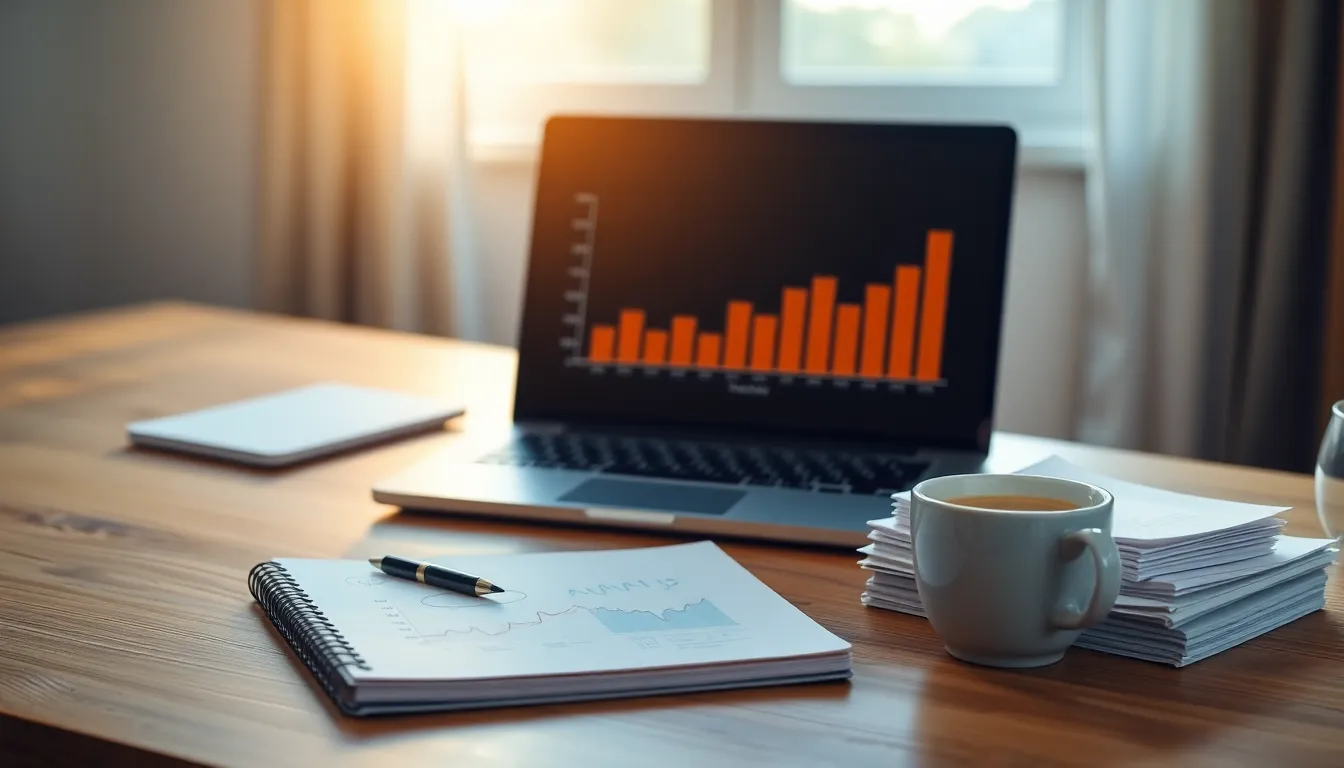 미래를 설계하는 근로자 이미지