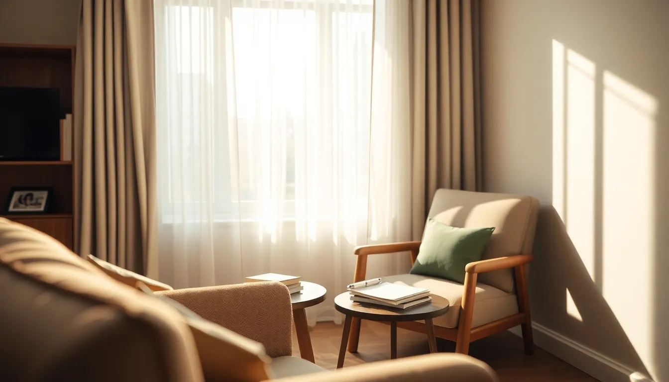 실버타운 보증금 반환 관련 상담을 받는 모습