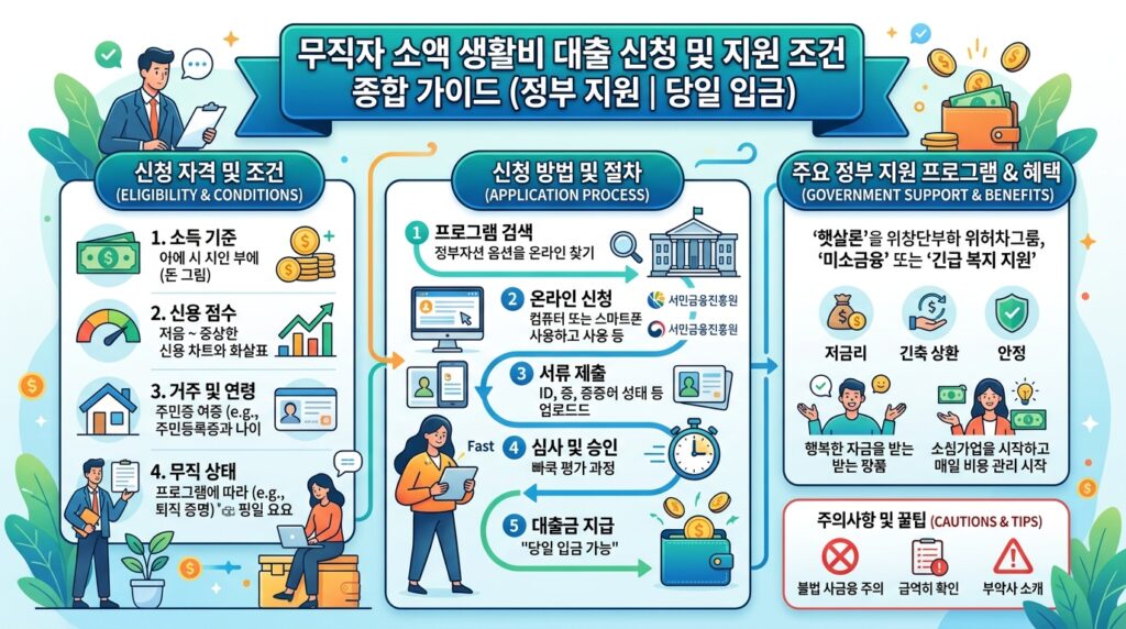 무직자 소액생계비대출 신청 202603251840