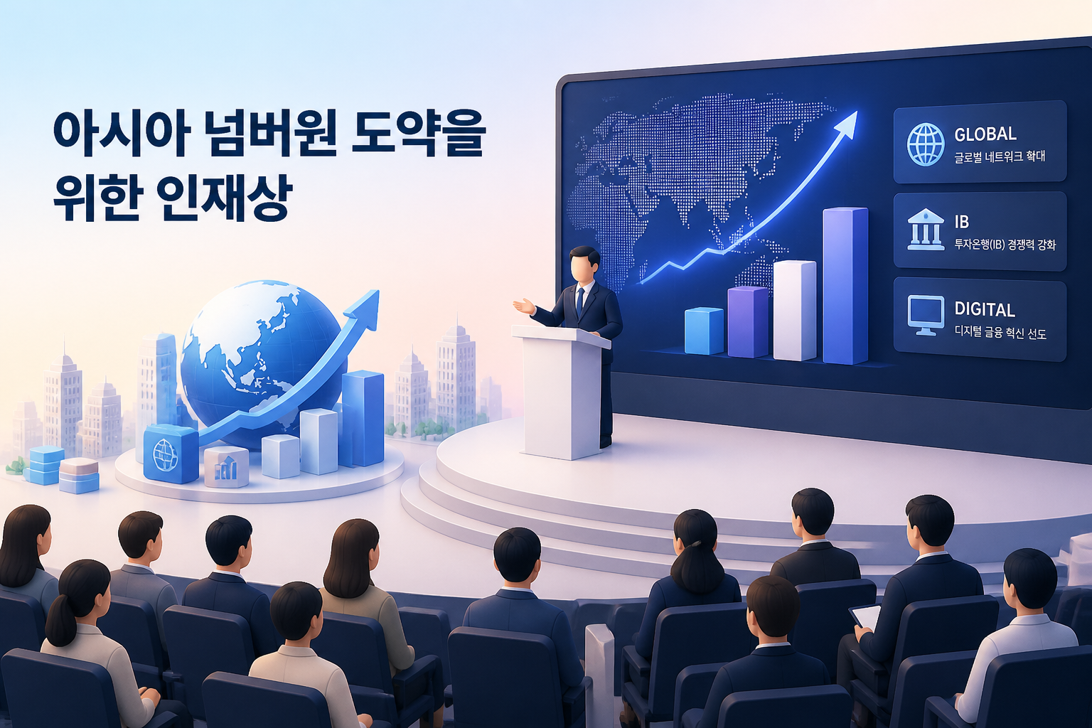 2026 한국투자증권 해외대 채용설명회 현장에서 확인한 인재상 2 아시아 넘버원 도약을 위한 인재상