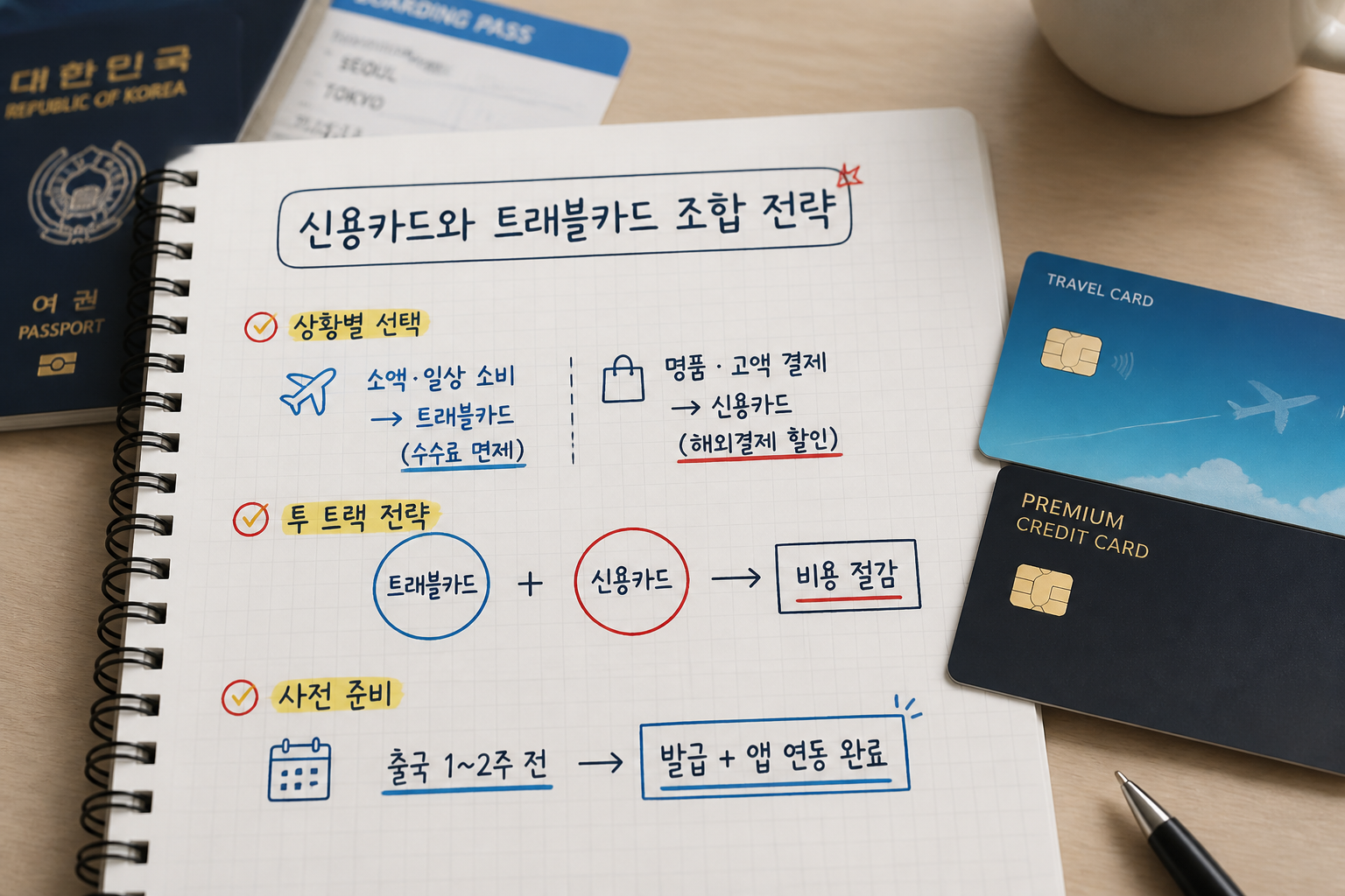 해외여행 환전 꿀팁 2026년형 트래블카드 비교 및 결제 전략 2 신용카드와 트래블카드 조합 전략