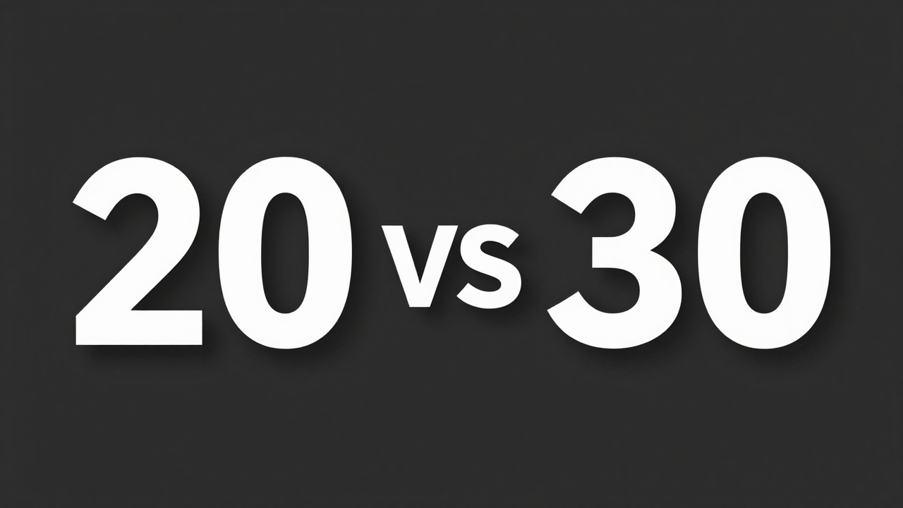 대출기간 20년 vs 30년｜월 상환액과 총이자 차이 계산 관련 이미지